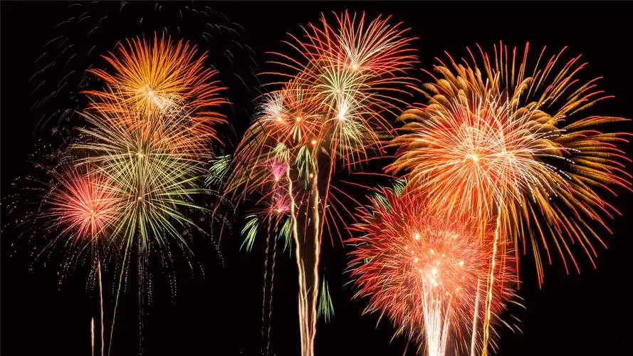 灿烂的烟花唯美高清桌面壁纸