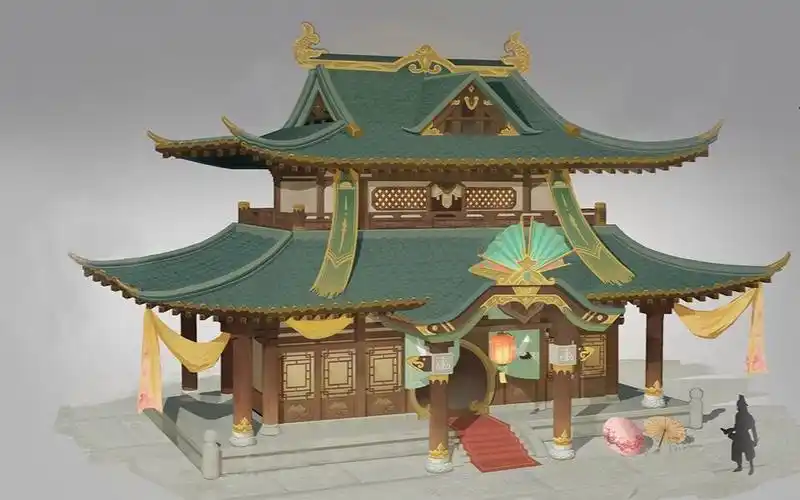 【3dmax建模】古风建筑模型制作,月薪1w 大佬在线教学!