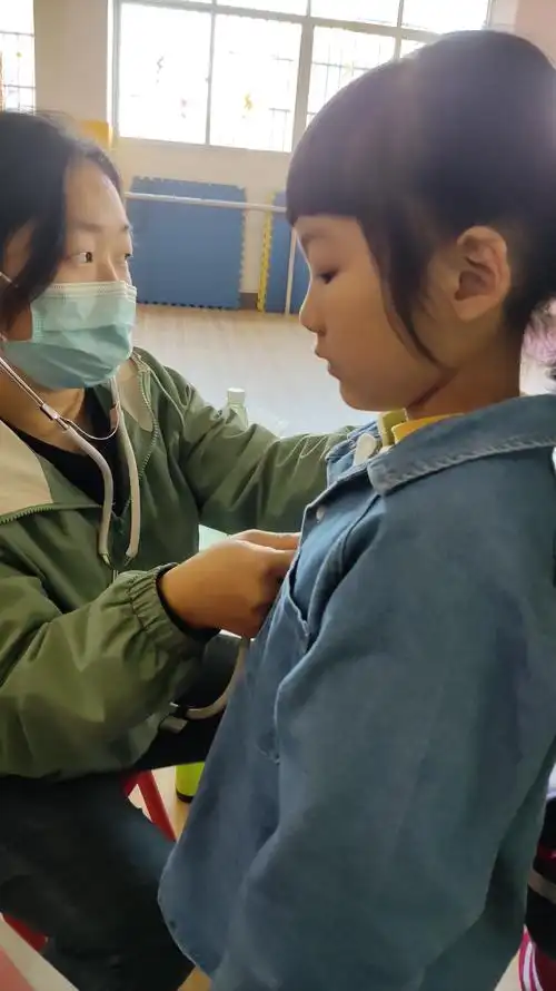 健康体检,快乐成长!——金海贝幼儿园幼儿体检报道