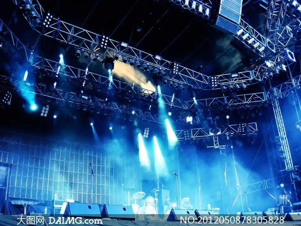 音乐演唱会舞台摄影高清图片