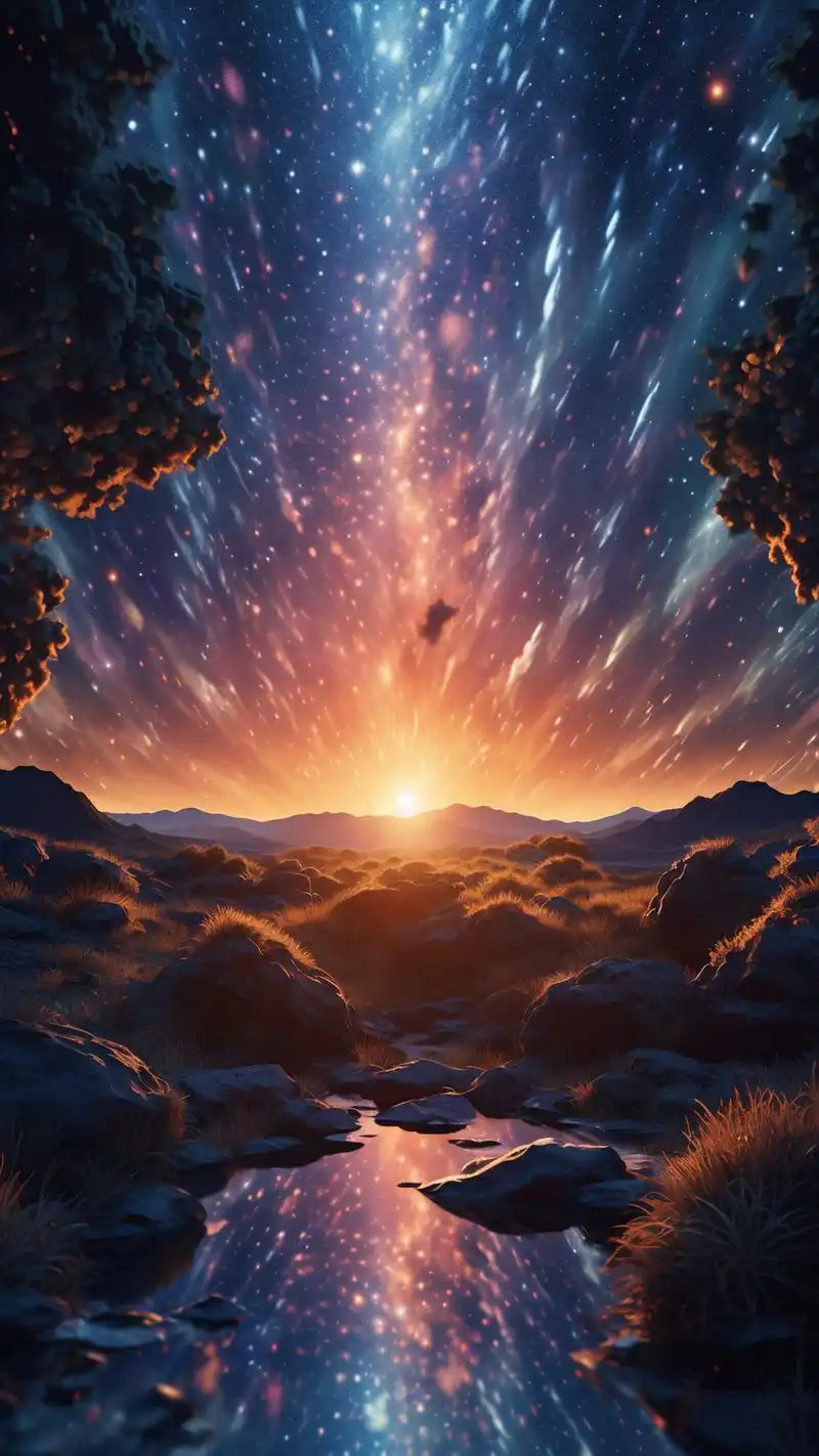 手机锁屏星空壁纸图片90梦幻星辰触手可及 哇喔～这些手机锁屏星空