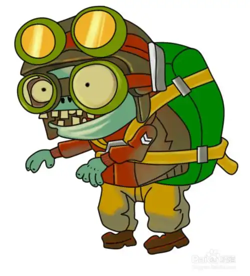 海盗小鬼僵尸简笔画植物大战僵尸简笔画深海巨人僵尸植物大战僵尸简笔