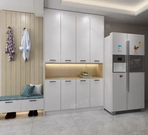 完美鞋柜玄关,绝对少不了设计 - 橱柜设计-定制家具效果图设计-广告