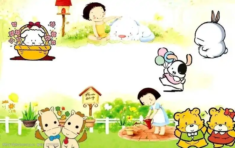 幼儿园卡通画图片