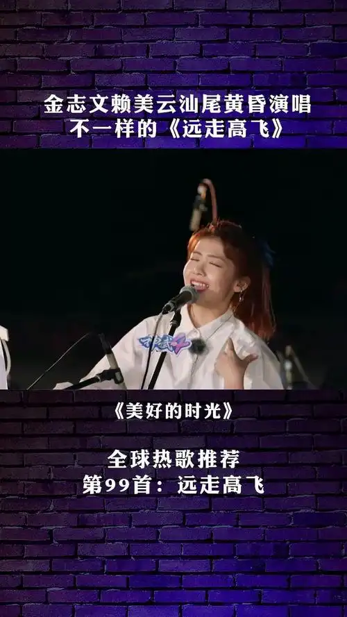 美好的时光 #金志文 #赖美云 汕尾黄昏演唱不一样的《远走高飞》