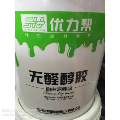 武汉厂家直销 优力邦 801胶水 建筑胶水环保型无醛醇胶 18kg