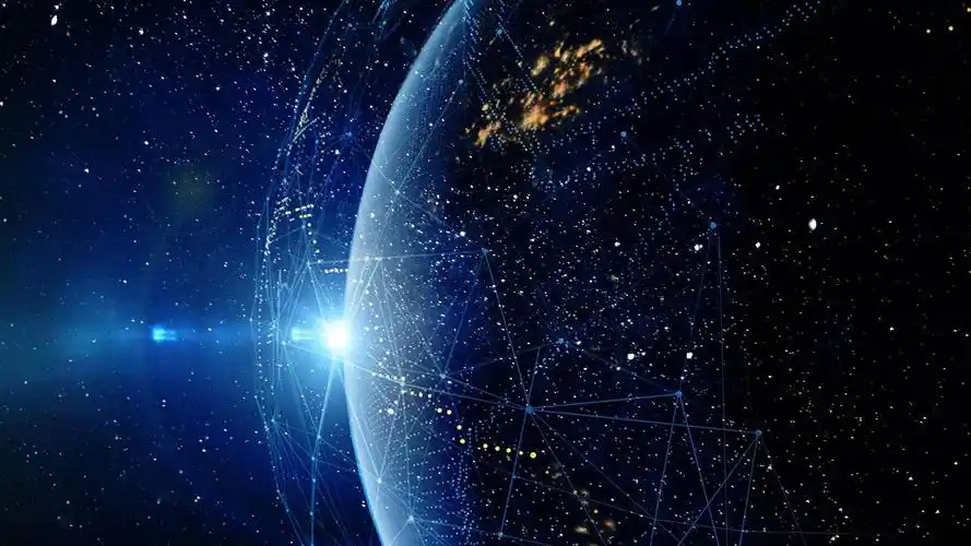 科幻星空地球科技电脑壁纸图片