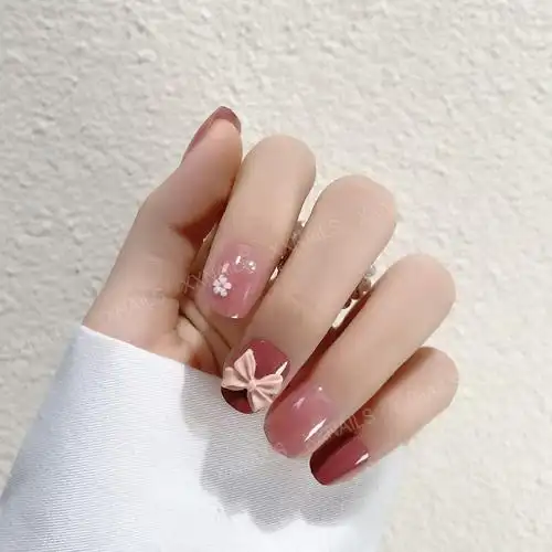 假贴片成品流行穿戴美甲24片新款美甲贴片假指甲孕妇可用可拆卸