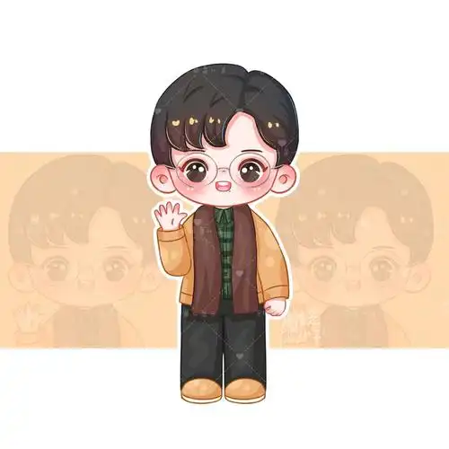 稿件展示肖战q版