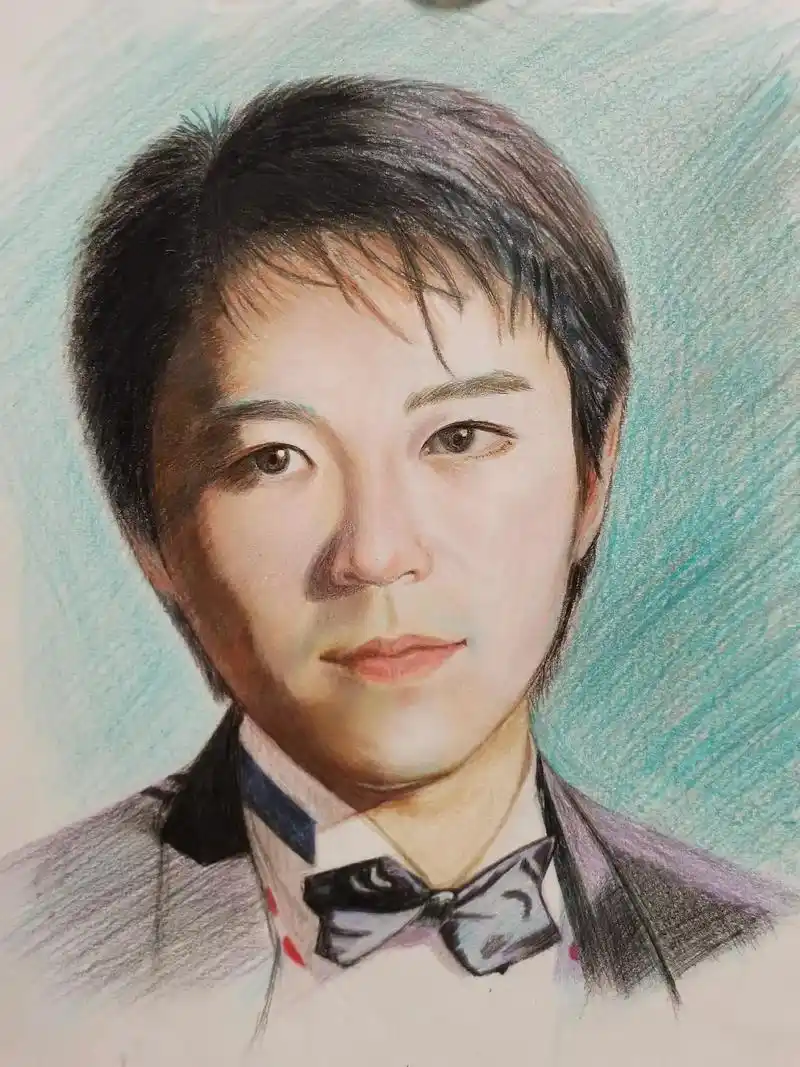 人物肖像 #让喜欢的事成为生活 彩铅手绘 - 抖音