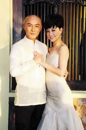 张卫健张茜婚纱照曝光