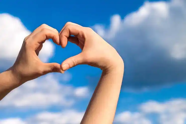 爱心动作的手势高清图片