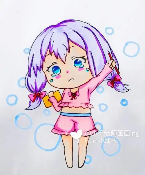 伤心哭泣的女孩动漫