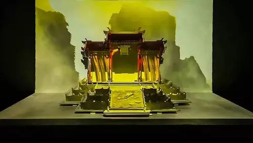 场景历历在目,运用mapping,将现代技术与经典相结合,重现大闹天宫场景