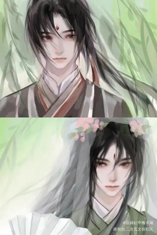 一晤千秋_人渣反派自救系统冰秋古风同人墨香铜臭绘画作品