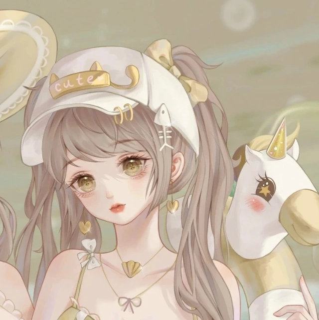 动漫女生闺蜜头像|爱情可以晚点到