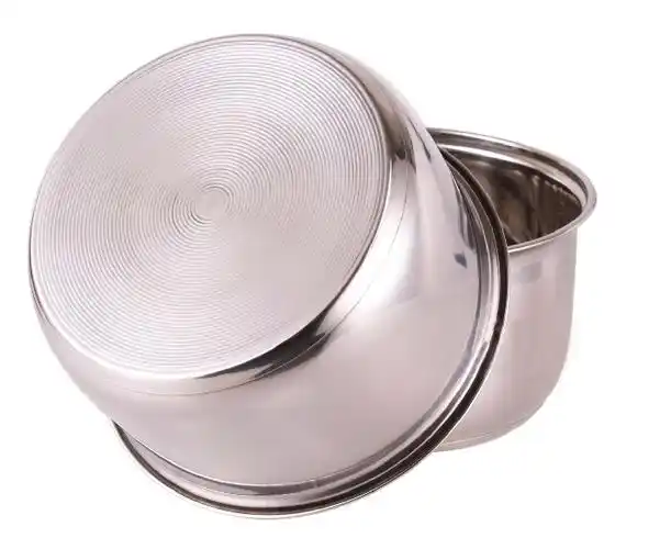 批发半球美的电压力锅不锈钢内胆原装正品三层复底胆4l/5l/6l特价