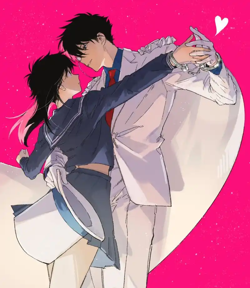 快斗和青子[打call]#动态创作月泛娱乐专区# #名侦探柯南# #我爱二