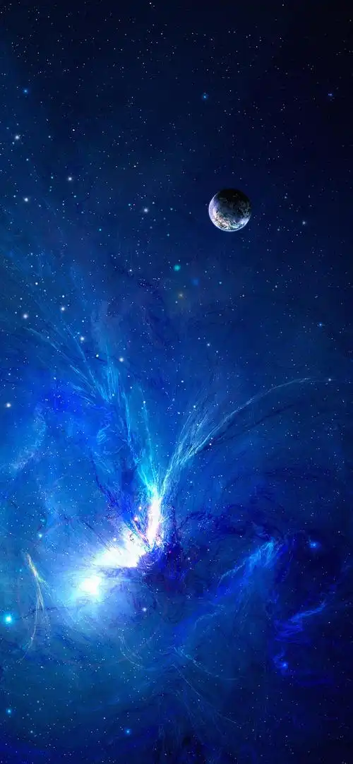 创意宇宙星球插画高清手机壁纸_风景_手机壁纸下载_美桌网