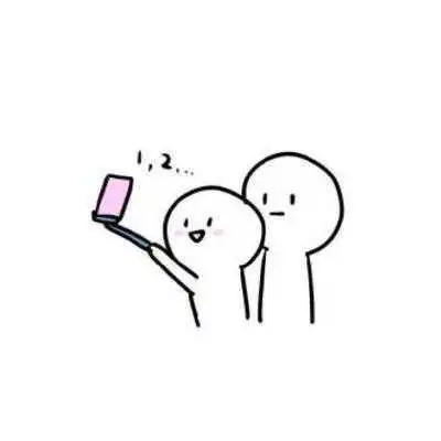 极简有爱的卡通情人头像,情侣头像图片-回车桌面