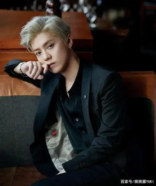 鹿晗最新造型"爷青回"!染银发梳背头穿刺绣西装,精致又帅气
