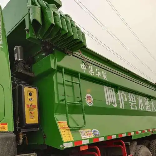 自卸车篷布加盖自卸车加盖篷布垃圾清运车专用创信机械