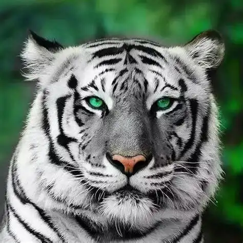 凶猛老虎头像图片