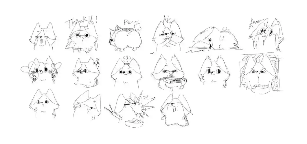 小喜田表情包逐帧解析