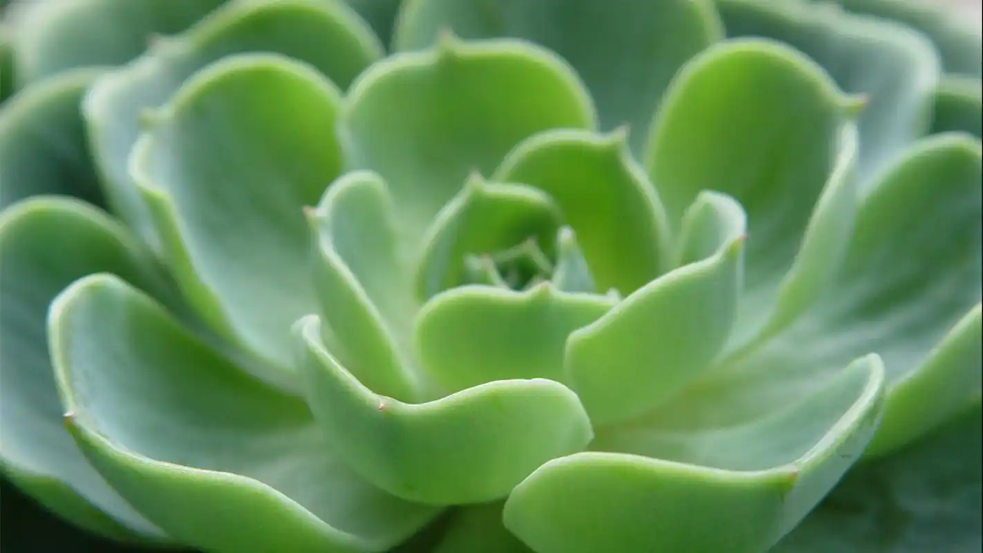 可爱多肉植物观音莲高清电脑桌面壁纸