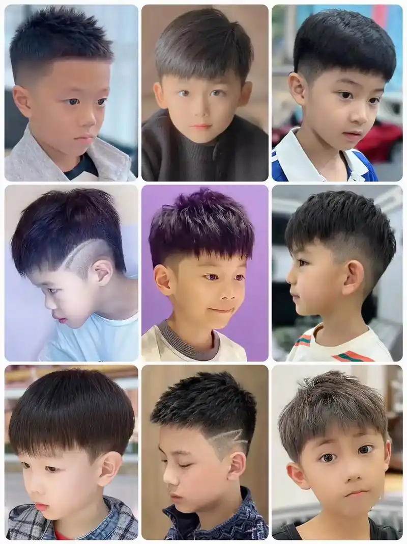 小男孩发型#潮酷男孩#骗你生男孩#儿童发型#儿童发型