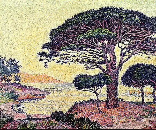 印象派点彩油画.法国paul signac