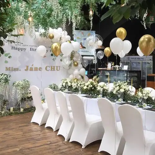 酒店餐厅室外户外自助餐气球成人礼宝宝宴百日宴生日订婚纪念日告白