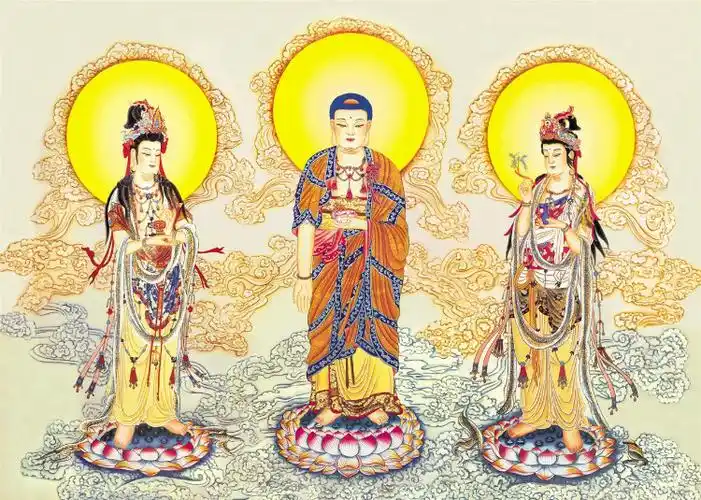 【转载】卍西方三圣卍单帧大图高清圣像【供养天下学佛人】