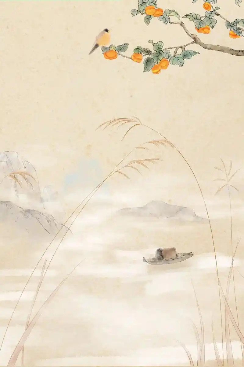 国风简约海报背景图96.