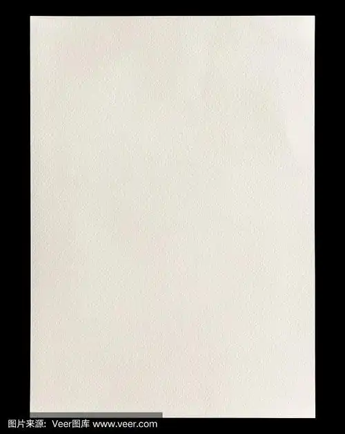 黄色粗空a4纸,黑色孤立