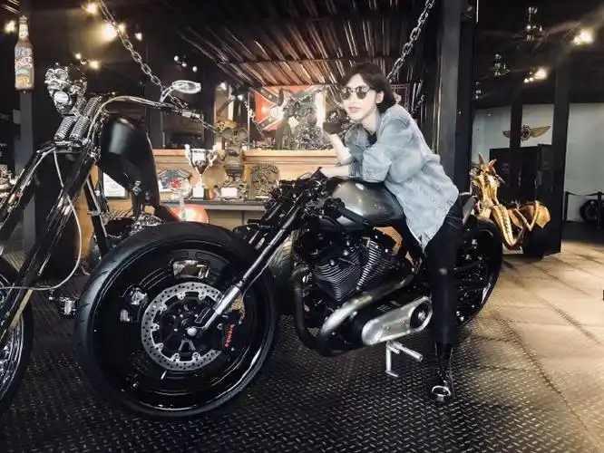 张俪短发造型##张俪短发机车大片