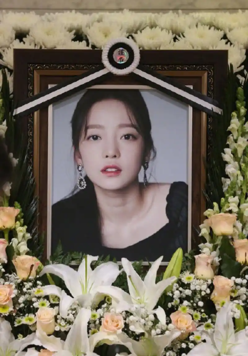 据韩媒,具荷拉的出殡仪式于韩国时间27日上午6时在首尔道谷洞江南