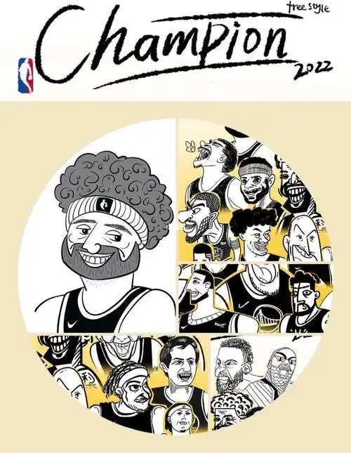 夺冠石头老师带队勇士画勇士