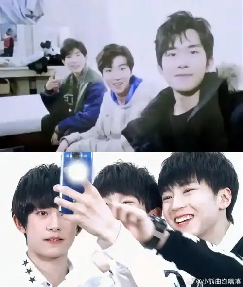 tfboys超话三小只个个时期的合照他们三个待在一起真的好开心