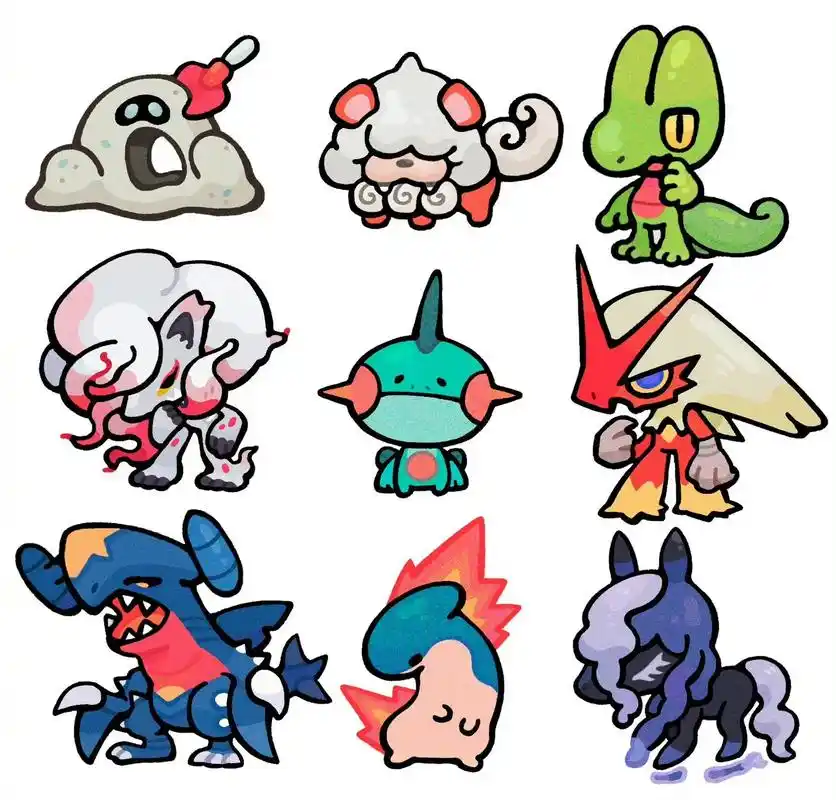 超可爱的q版宝可梦760766