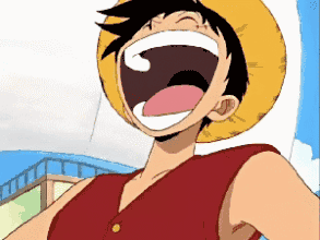 海贼王航海王路飞大笑兴奋gif动图_动态图_表情包下载_soogif