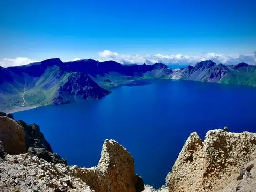 长白山天池,杠杠的