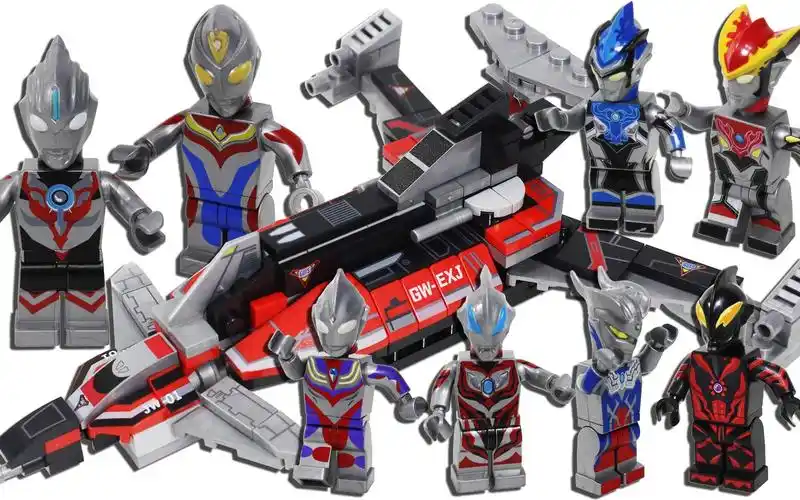 宇宙英雄奥特曼8合1拼装 胜利神鹰exj号 鳕鱼乐园