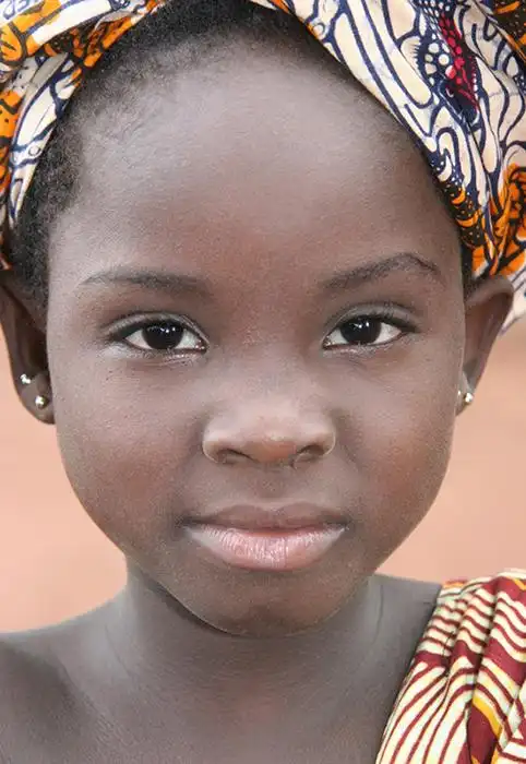 黑妞~黑人小女孩皮肤处理练习.(4.20)