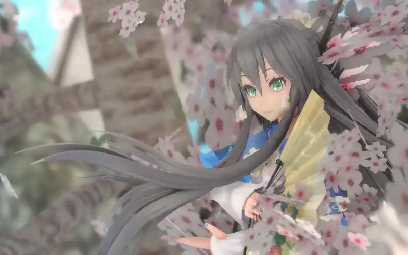 【洛天依mmd】在风中飘晃 翩翩地飞舞散落