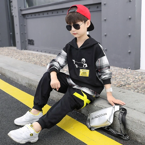 衣服童装儿童秋季套装11男12小男孩衣服13时尚7帅气6男孩秋装810岁