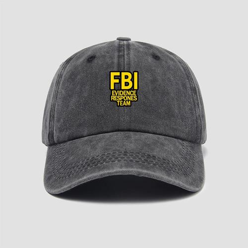 fbi美国联邦调查局特工电影周边帽子棒球帽男女新款软顶鸭舌帽遮