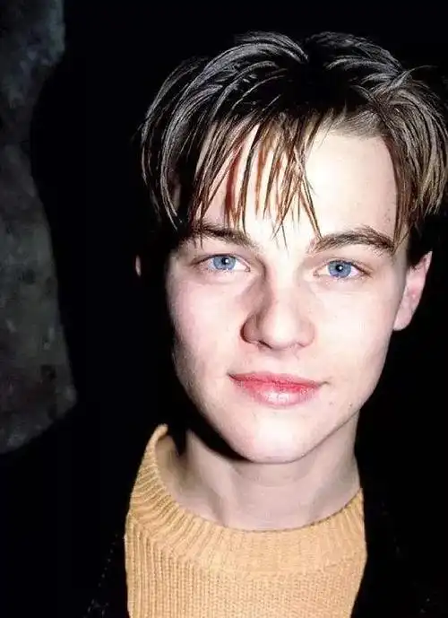 比如小李子有很明显的脸宽特征,没发腮前脸其实已经挺宽了