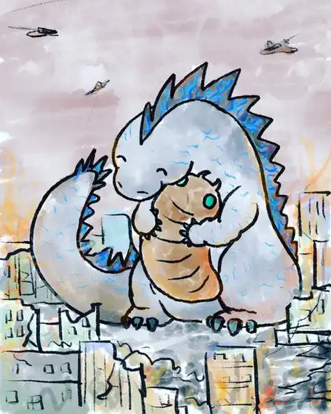 哥斯拉和魔斯拉,这就是爱情啊