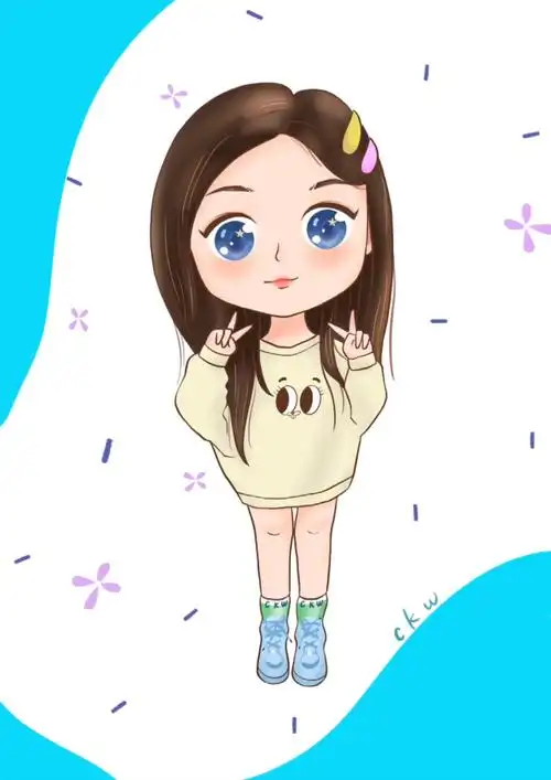 动漫卡通人物板绘